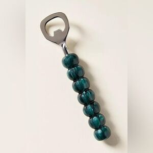 ❤️ANTHROPOLOGIE NWT Susans Green Resin Bottle Opener | Your Home Bar Accessory